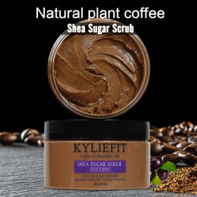 KYLIEFIT Coffee & Brazilian Nut Shea Sugar Scrub, Lightening, Rejuvenate, Exfolilate, Nourishing, Cleaning Skin, Face & Body Use (Color: Pack of 2)