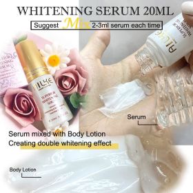 AILKE Whitening Dark Spots Corrector, Brighten Lotion, With Glutathion, Shea Butter, Collagen, Moisturizing Body Cream (Color: 20ml whitening serum)