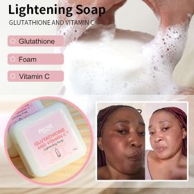 AILKE Brightening Skin Care Set, With Vitamin C, Glutathione, Deep Moisturizing, Smooth Soft Skin, Improve Skin Radiance (Color: Lightening Soap)
